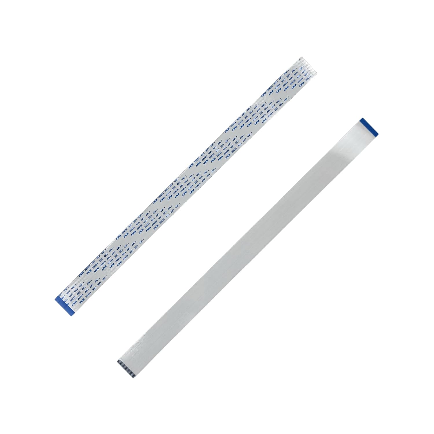 MTCELL 20 Pcs 40 Pin FFC/FPC Flexible Flat Ribbon Cable 0.5mm Pitch 300mm Length Opposite Side Contacts for LCD TV Laptop Car Audio DVD Player Internal Connection