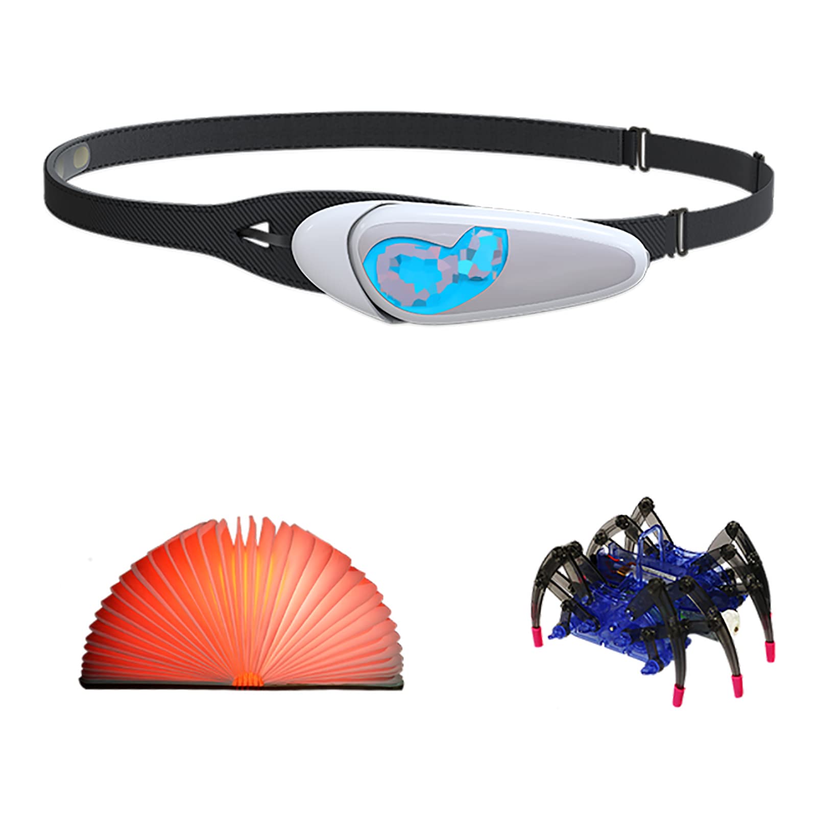 NOLEGA Biosensing Meditation Headband, Brainwave Biofeedback Headband with APP Control, Add Emotion Sensing Light and Analyzing Brain Wave Data, for Self-control Relaxation