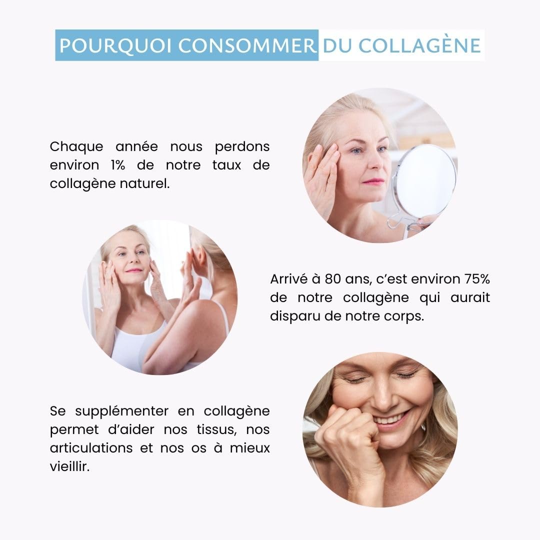 RUE DES PLANTES Collagène Marin Hydrolysé Type 1-100% Naturel - Sachet Poudre 500g - NATICOL® - Poissons Pêchés en UE
