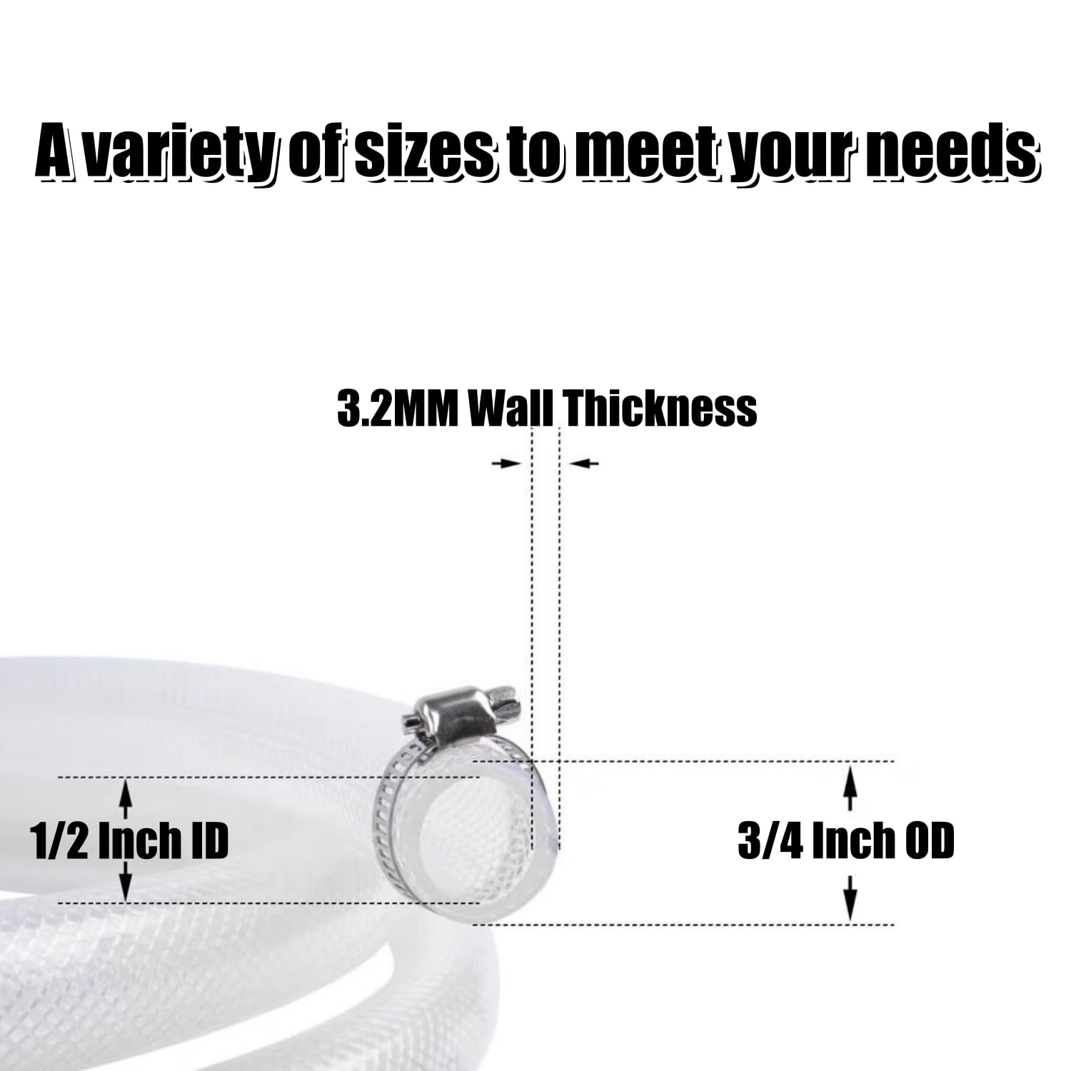 Blue Coil Hose, 25FT