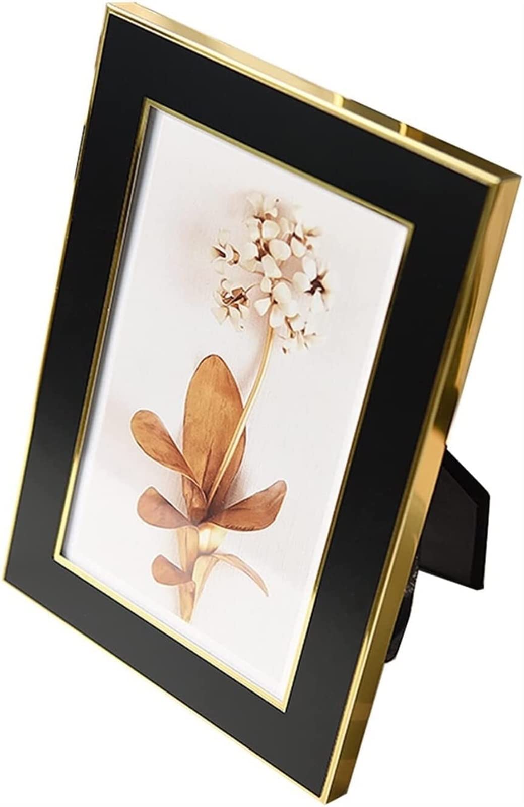 Vintage Photo Frame, European Metal Photo Frame Black 6-10 inch(B,7 inch)