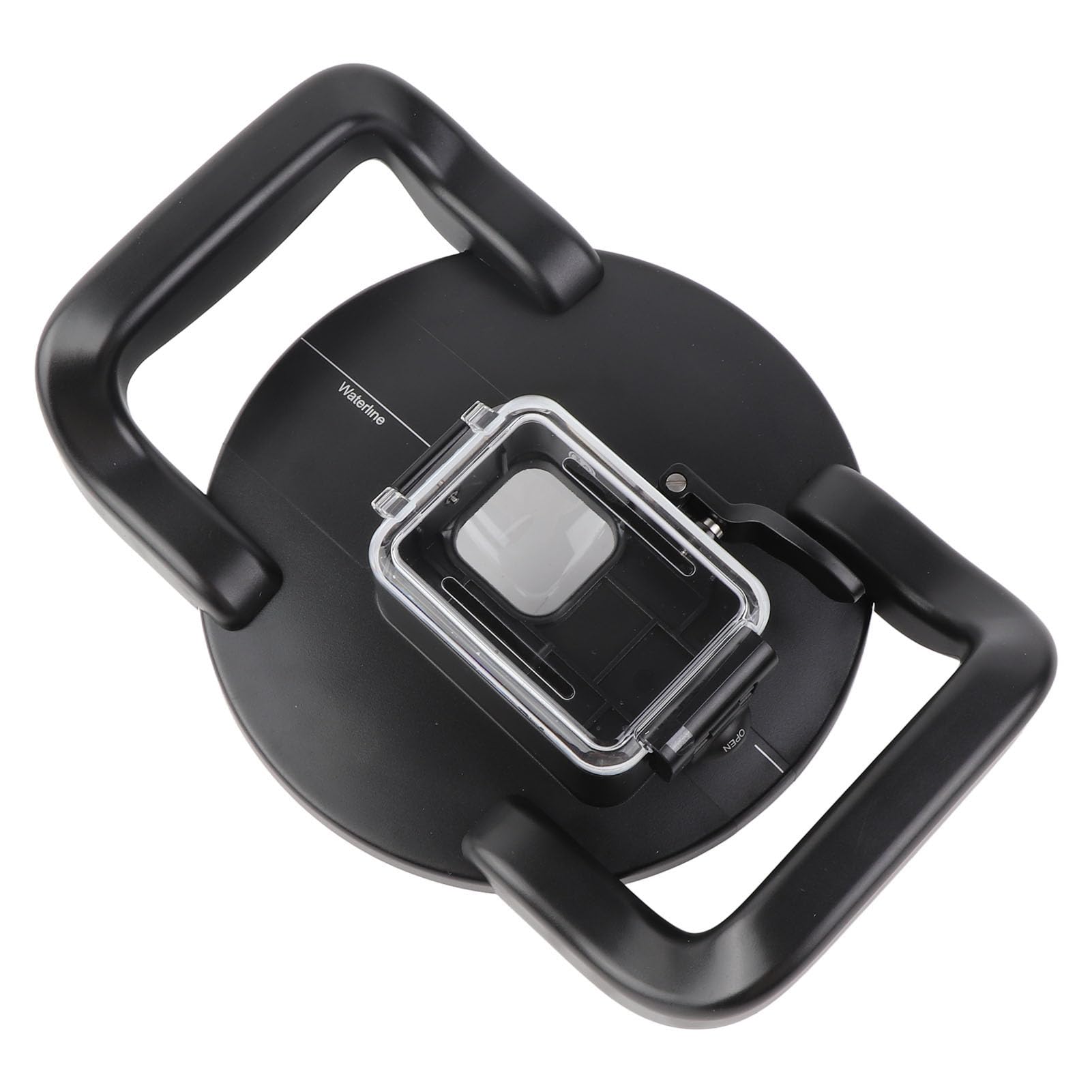 Sxhlseller SHOOT Custodia Subacquea per Fotocamera Subacquea con Doppia Porta Portatile per 9 Action Camera, Impermeabile Fino a 45 M, Visione Grandangolare a 180°, Custodia in Acrilico, con Copertura