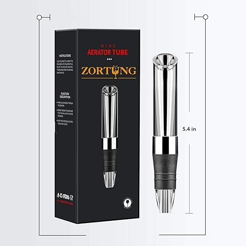 Miniatura 9 de Aireators - Dispensador de difusor de vino en botella, dispensador de tubos aireadores, decantador individual, juego de 3 agujeros de aire ocultos,