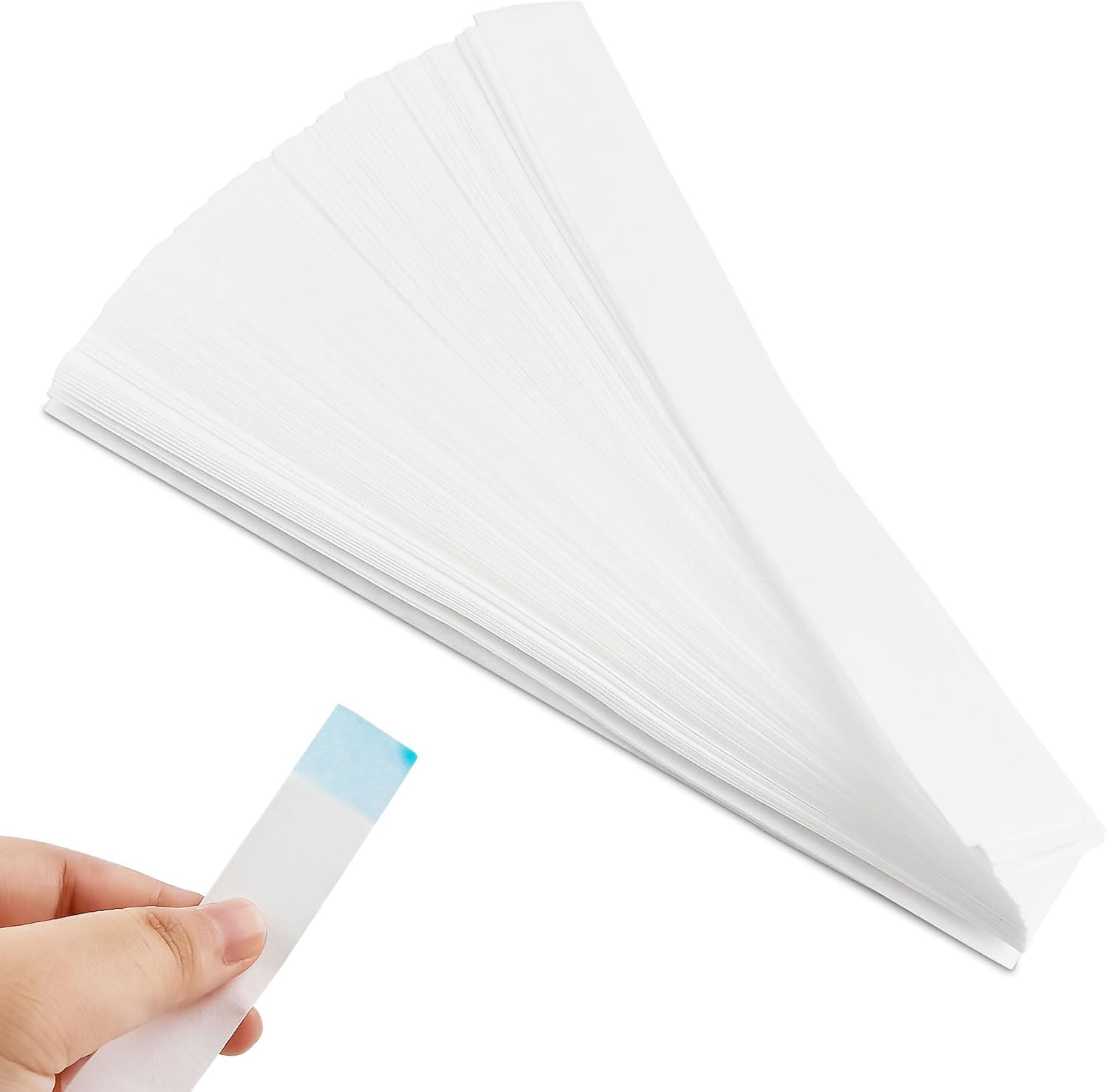 500 Pcs Chromatography Paper Strips, 6.3 x 0.79 inch Experiments Filter Papers, Laboratory Cleaning Paper for Chemistry, Laboratory, Classroom, Pigment Separation and Experiments