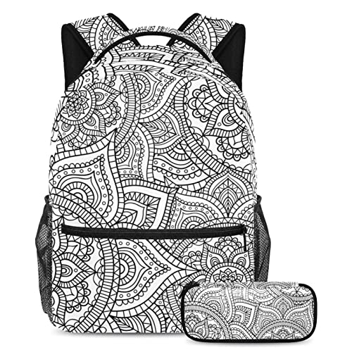 Sac à dos de voyage pour filles et garçons avec trousse et grand volume
