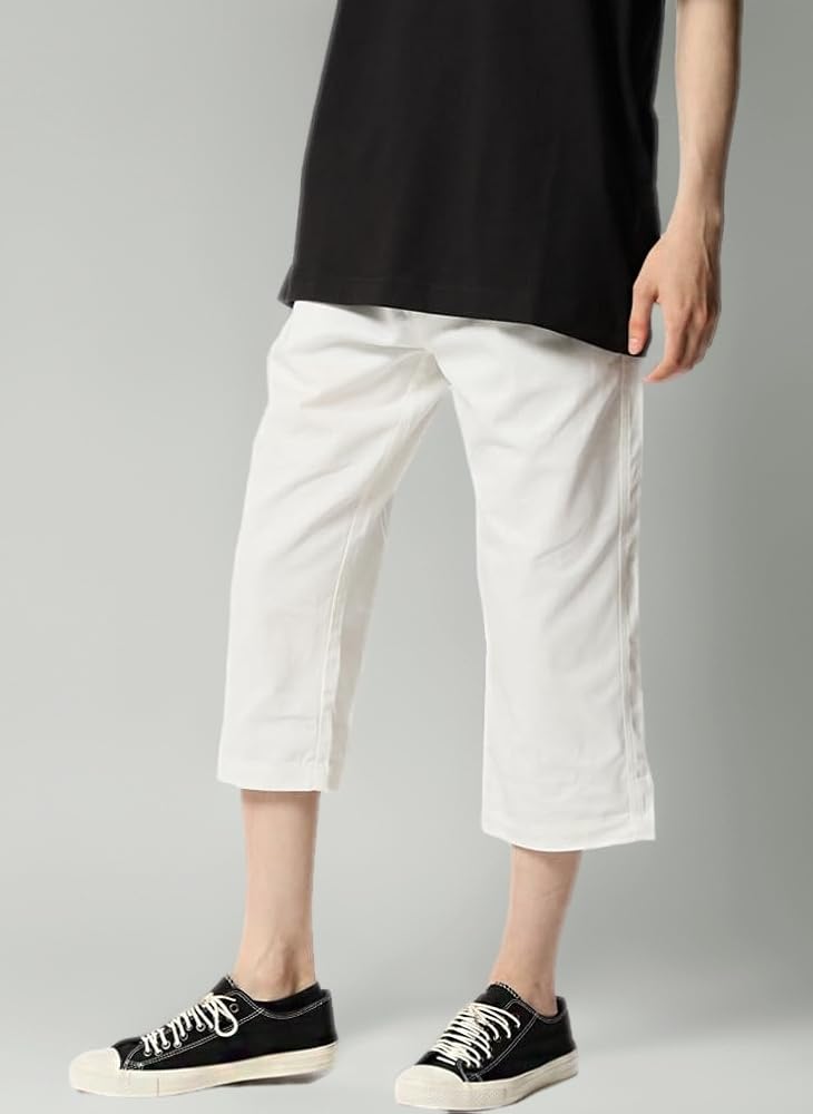 Amazon | [アーケード] クロップドパンツ メンズ 7分丈 パンツ
