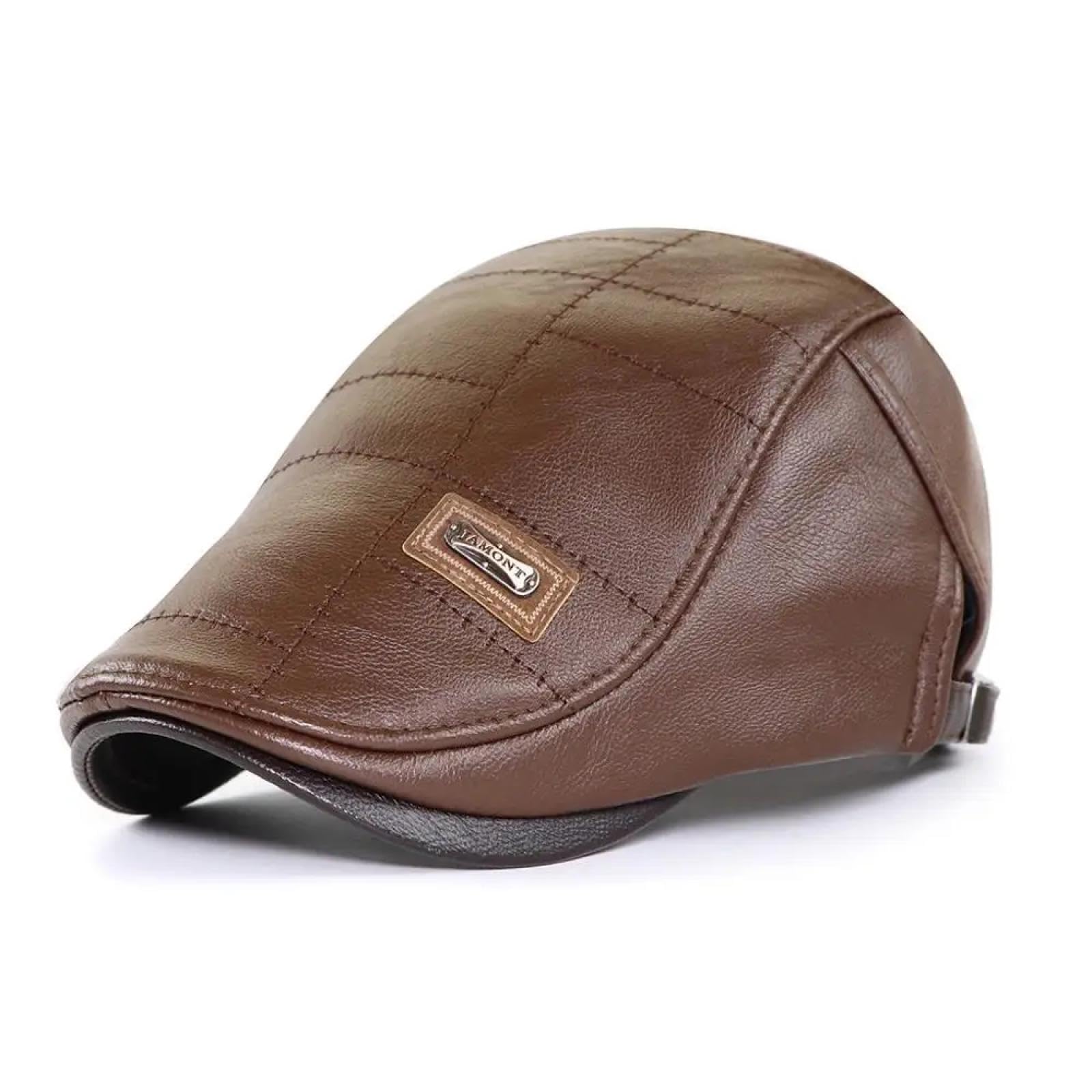 Czapki Czapki Skullies Czapki Beanie Newsboy Czapka Mężczyźni Duckbill Beret Kapelusz Zima Jesień Ciepłe Płaskie Czapki Vintage Man Boinas Czapki