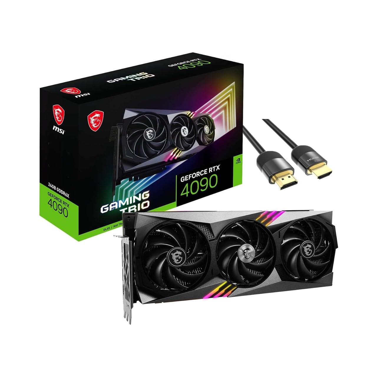 Amazon | MSI Gaming Trio RTX 4090 グラフィックスカード (PCIe 4.0
