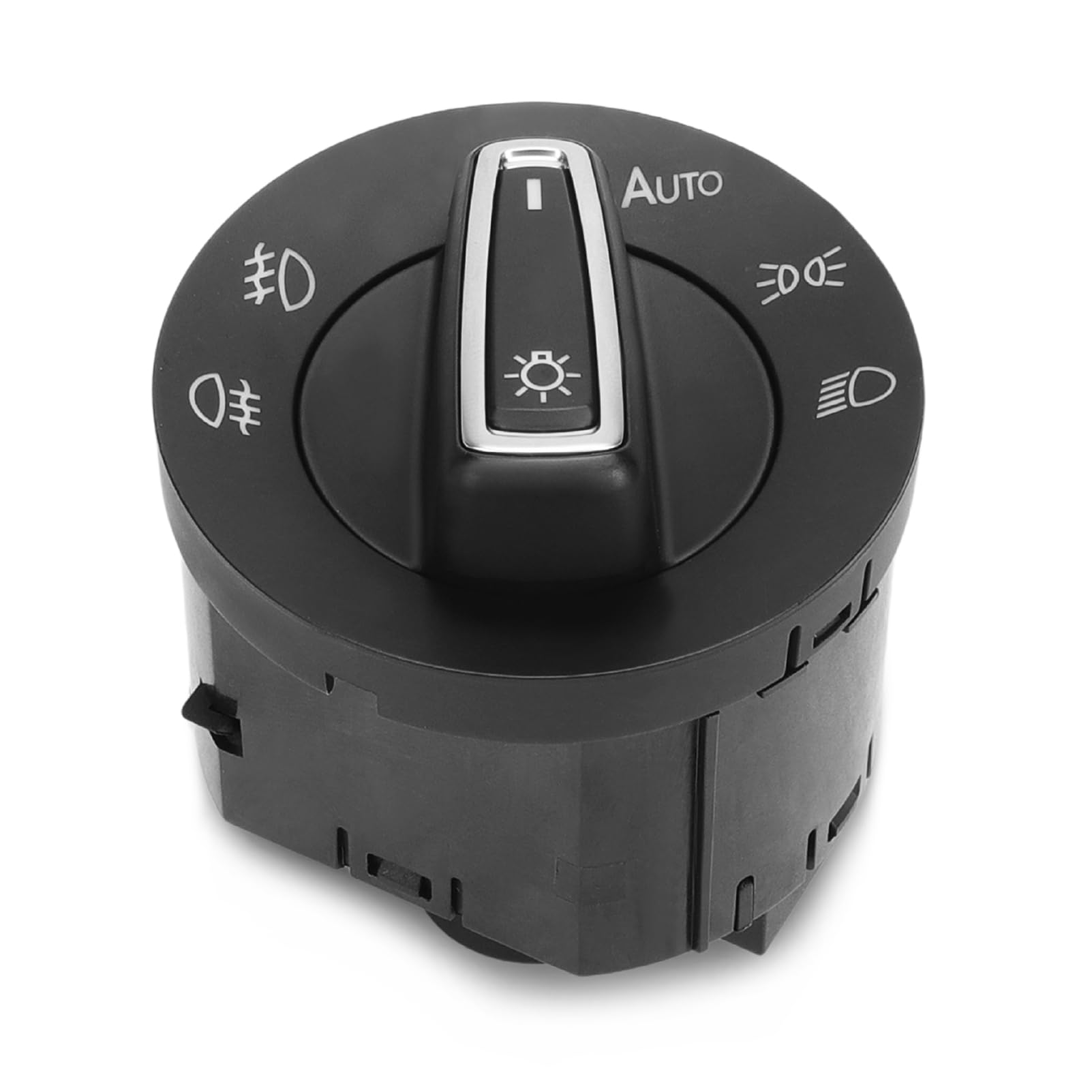 Interruttore Automatico per Fari Anteriori Compatibile con Polo 6R, T-Cross, Arona (2018-2024), Ateca, Ibiza IV V, León, Toledo IV (Sostituisce 5G0941431AF).