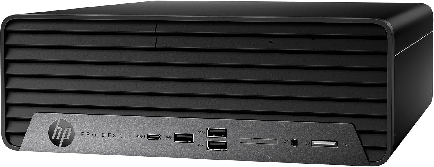 HP ProDesk 400 G9 SFF Desktop Computer, Intel Core i5-12500T, 16 GB RAM, 512 GB SSD, WiFi, Bluetooth, US QWERTY Keyboard, Windows 11 Pro (Generalüberholt)