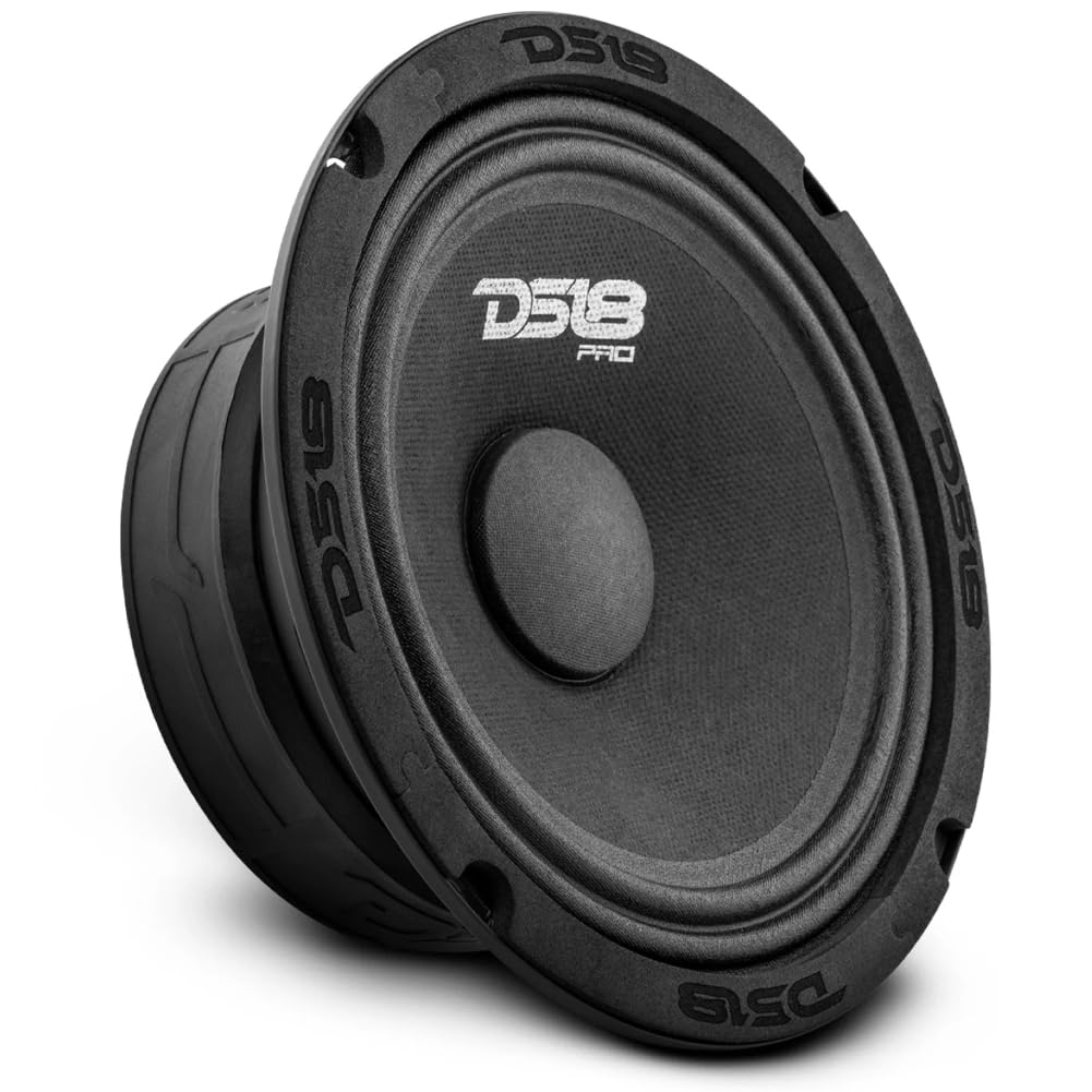 1 MIDRANGE DS 18 PRO-GM6.4 głośnik 16,5 cm, 165 mm, średnica 6,5", 140 W RMS i 480 W maks., 4 omy, czułość 92 dB, do samochodów, 1 szt
