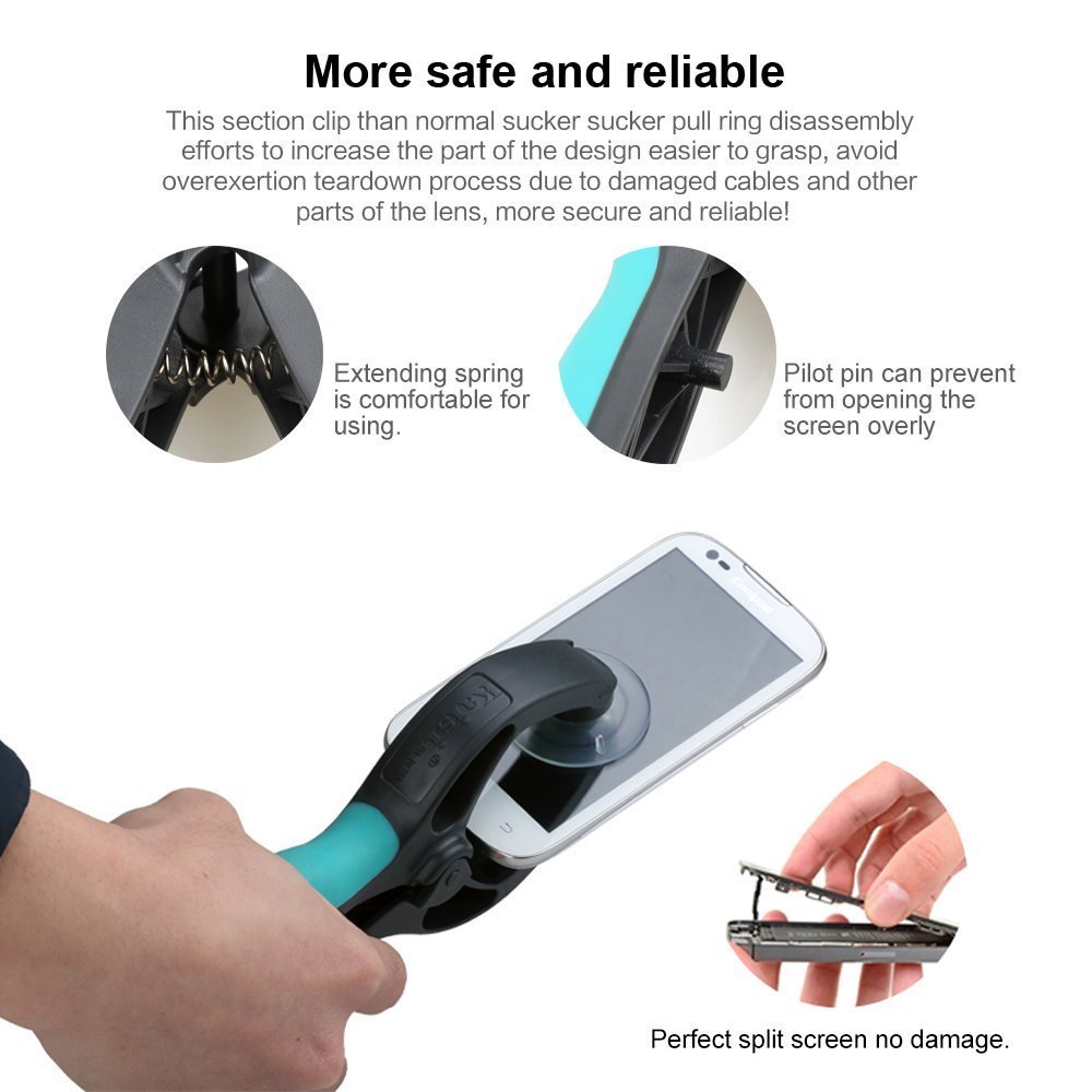 DIY Crafts Design No # 2, Pack Of 1 Set, LCD Screen Opening Toolkit Screen Suction Cup Pliers Repair Kit for Open Electronics Screen and Shell (Design No # 2, Pack Of 1 Set) 2