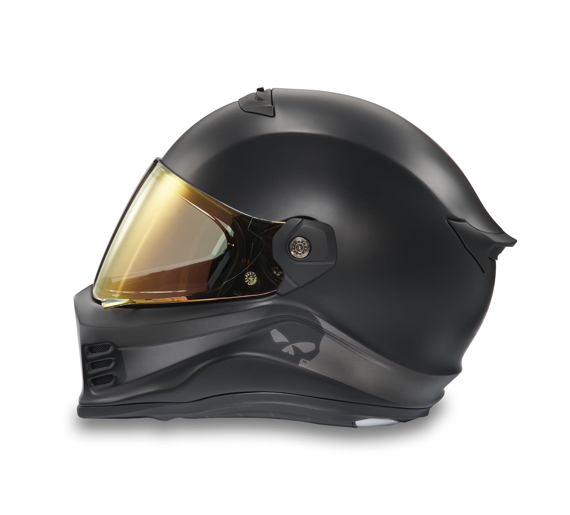 H-D Division X15 Full Face Skull Graphic Integral Motorrad Helm