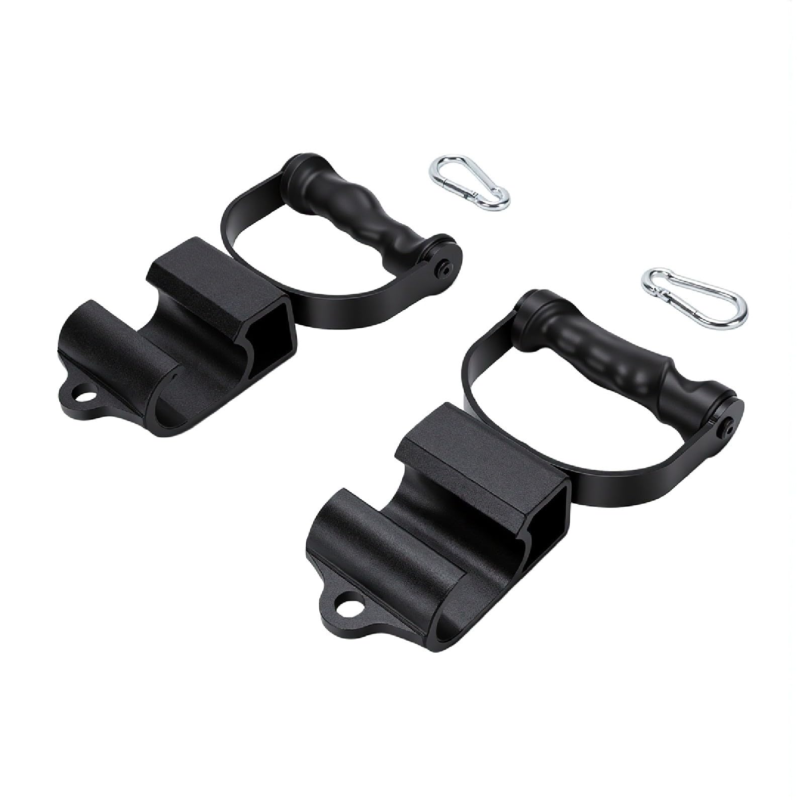 Luocute 2 Manijas Giratorias para Dominadas, Agarre Ergonómico de Aluminio de Primera Calidad con Rotación de 360 ​​grados y ABS Antideslizante, para Entrenamiento de Fuerza con Barra y