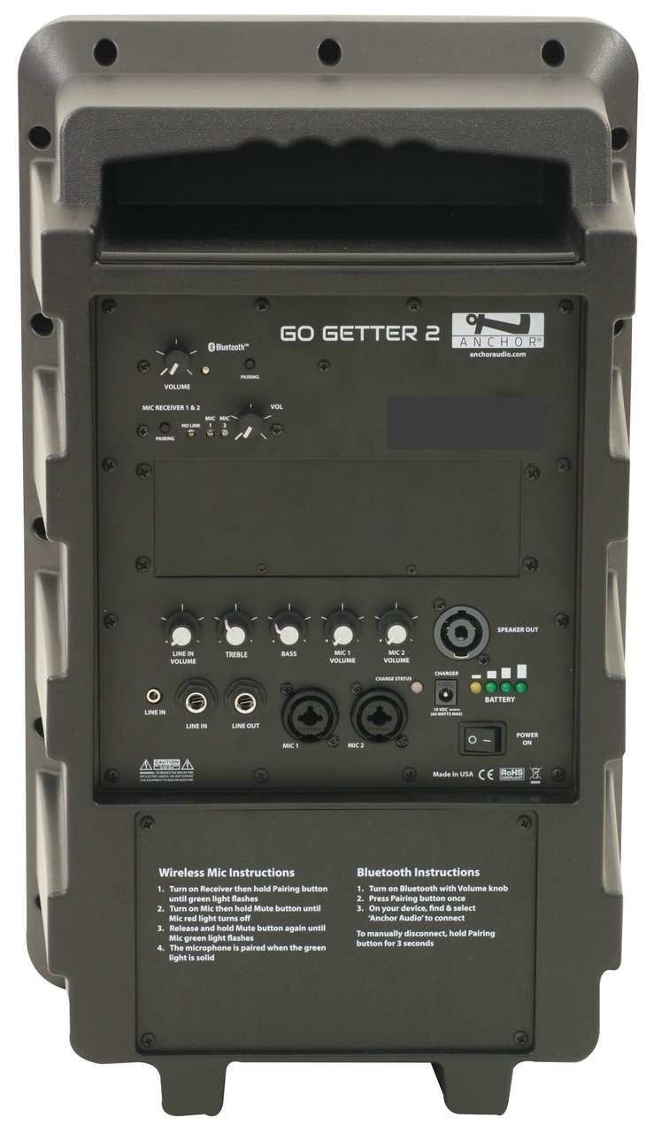 Anchor Audio GG2-U2 Go Getter 2 Portable Sound System