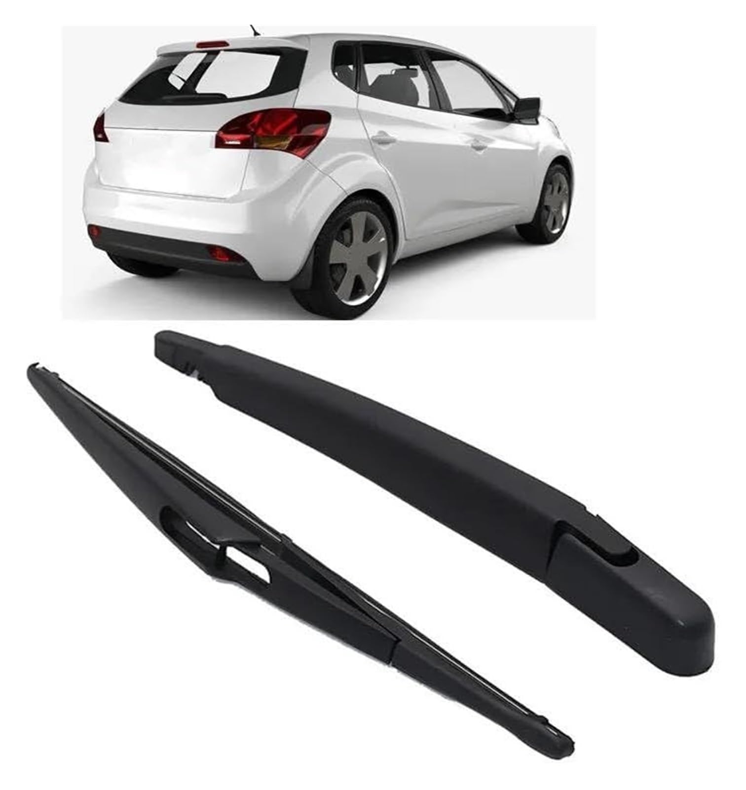 Para Kia Para Venga I MK1 2009-2020 Limpiaparabrisas De Coche 12 "limpiaparabrisas Trasero Y Brazo Ventana Parabrisas Escobilla Limpiaparabrisas Automóvil