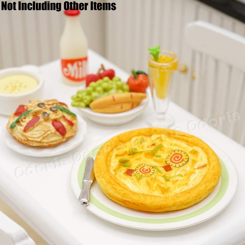 2 Miniatur Pizzas Für Puppenhaus - Realistisches Essen Im Maßstab 1:12
