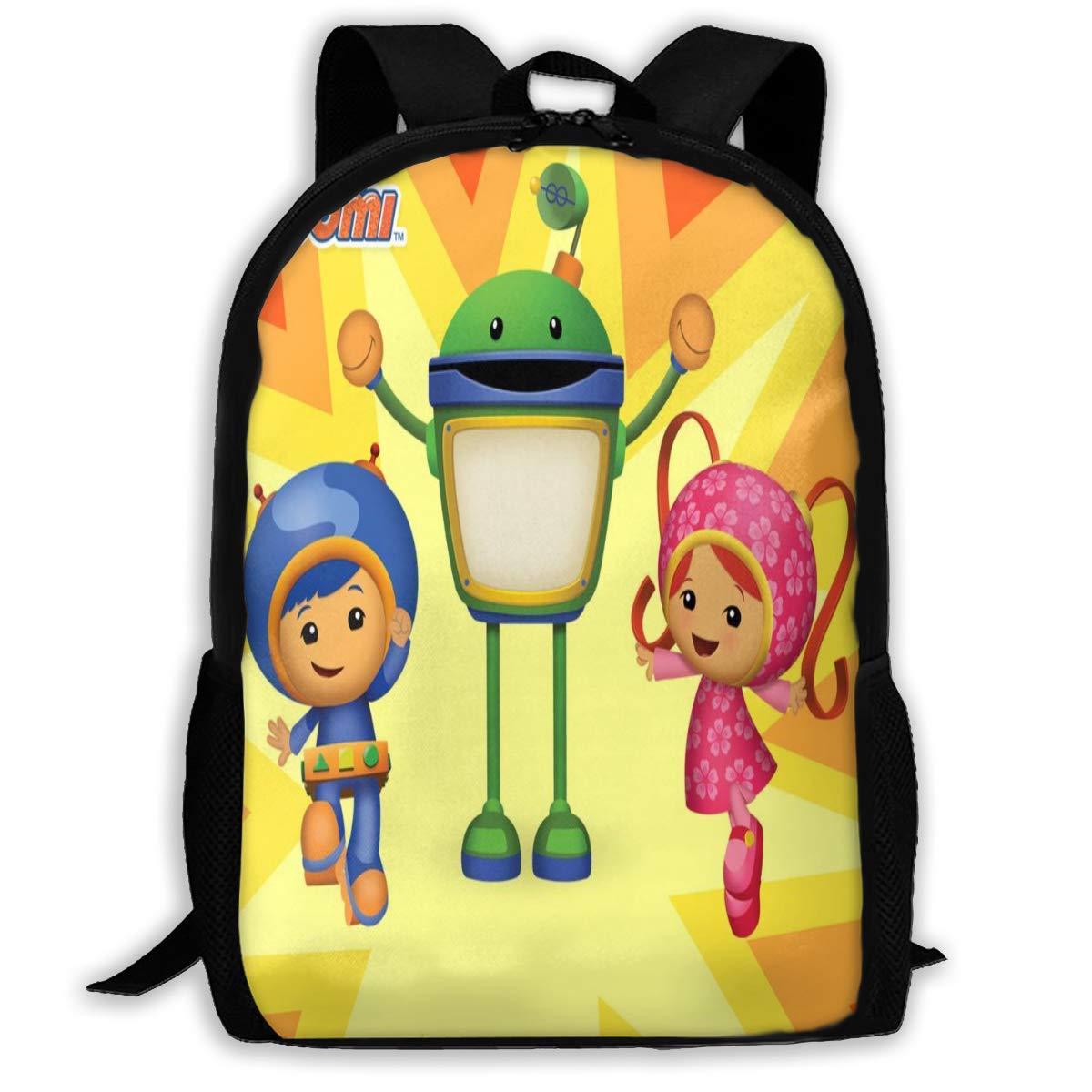Team Umizoomi Travel Backpack Kids School Bags Print Backpacks Teenagers Daypack for Boys Girls