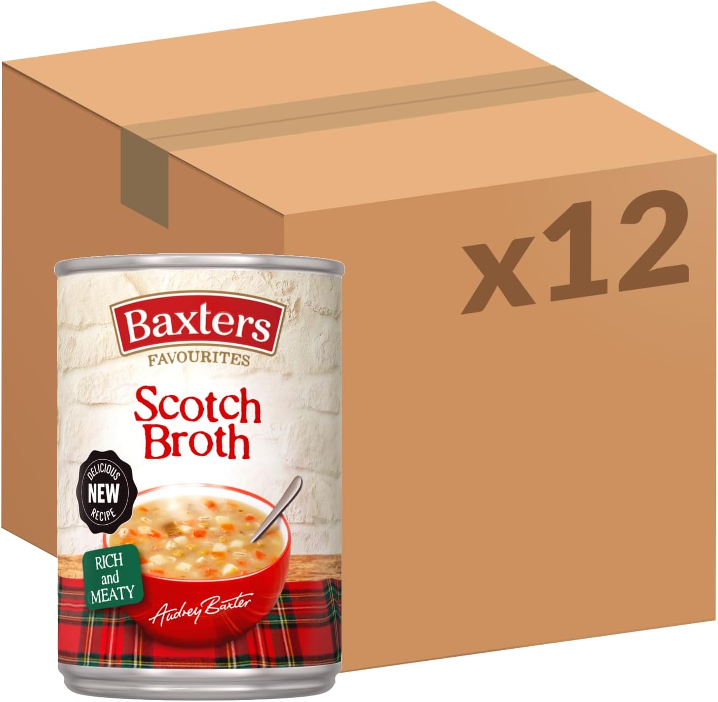 Baxters Favourites Scotch Broth Soup 400 g (Pack of 12)