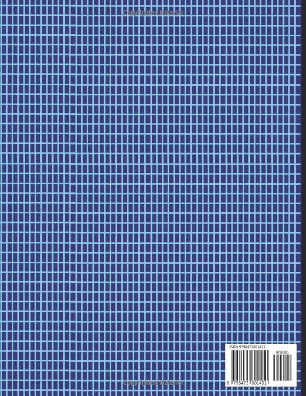 Graph paper notebook: Grid Paper Notebook, Grid Paper For Math And Science Students, Everyday Use Graph Paper Notebook For Students image 3