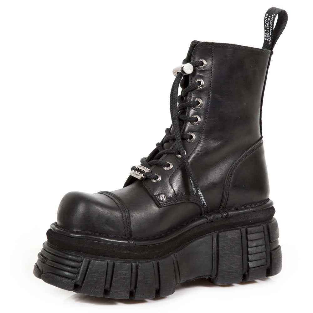 New Rock Combat Boots Unisex Stivali Platform