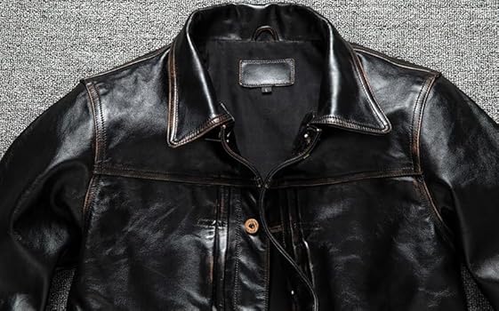 Amazon | [リエゾン] 上質 革ジャン 茶芯ホースハイド メンズ サード