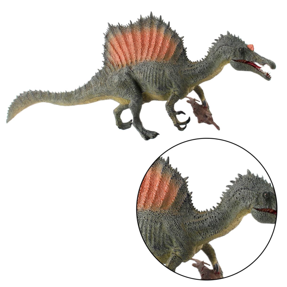 Didiseaon Figura di Spinosauro Realistica con Mandibola Mobile in Plastica