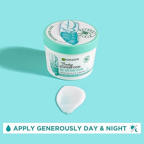 Miniatura 6 de Garnier Cuidado Corporal Nutritivo para Piel Seca, Mantequilla Corporal con Aloe Vera y magnesio, para hasta 48 Horas de Humedad, Superalimento