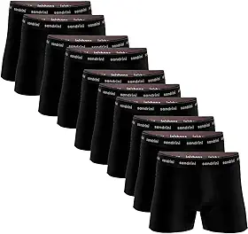 Kit 10 Cuecas Boxer Sandrini Masculinas Algodão Conforto