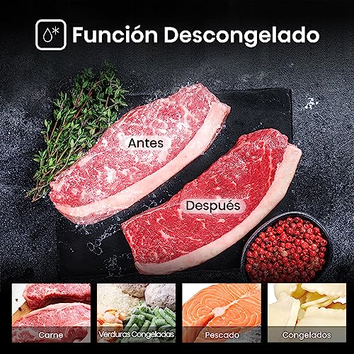 Hisense H23MOBSD1HG - Microondas con Grill, Capacidad de 23 L, 800 W de Potencia,1000 W Grill, Temporizador 60 Min, Modo Descongelar, Tirador, Acabado Negro - imagen 6