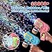 EagleStone Bubble Gun Toys for 3+ Year Old Kids Boys Girls, 2 Pack Automatic Bubble Machine with Bubble Solution, Summer Outdoor Kids Toys for Ages 3-4,4-6,5-7, Birthday Gifts for 3 4 5 6 7 8 Year Old