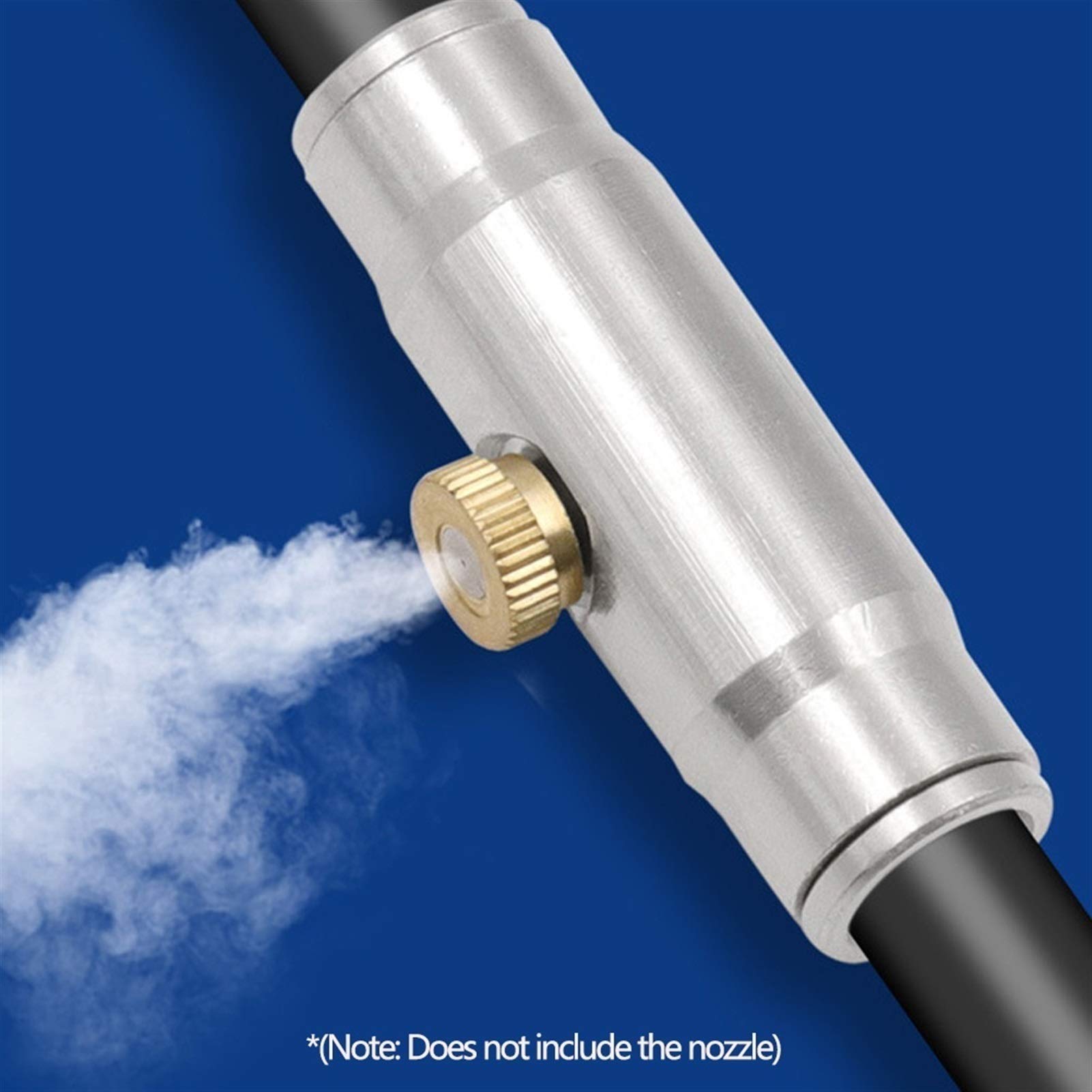 Trójniki dysz mgiełkowych 3/8" Slip-Lock z systemem chłodzenia, mosiężne złącze 10/24 UNC do systemu chłodzenia mgiełką wysokociśnieniową (NIE zawiera dysz) (kolor: 50 szt., rozmiar: poj