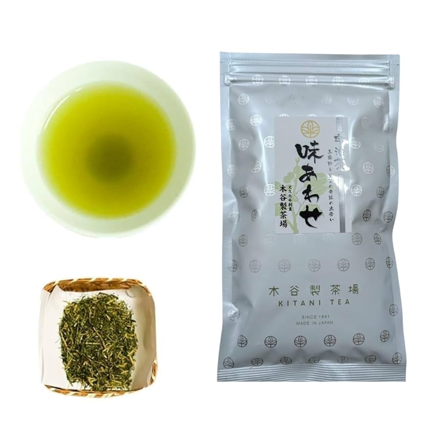 Amazon.co.jp: 木谷製茶場 味あわせ 茶葉 100g 宇治茶 玉露 雁金