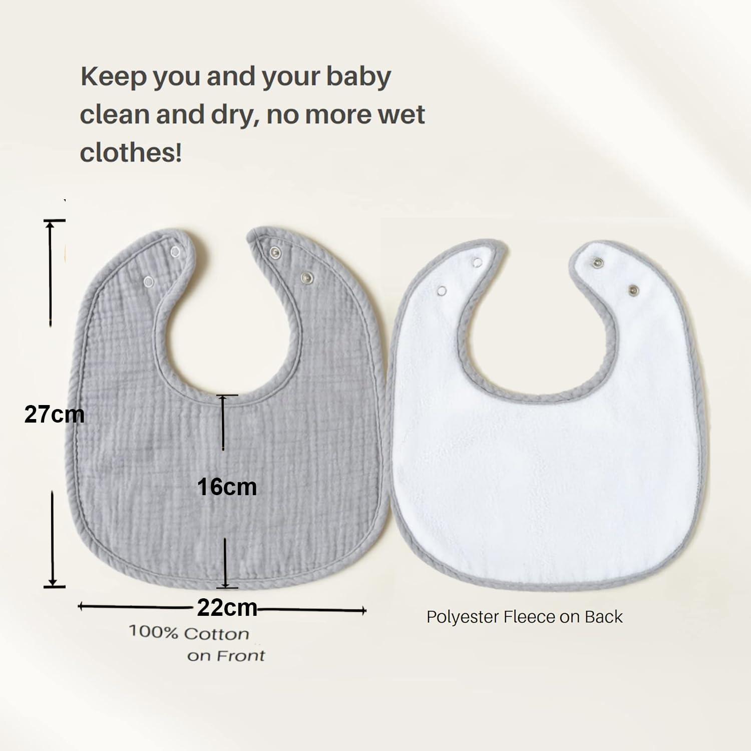 SLOSH Bavaglini Bavaglino Neonato Cotone Baby Pappa Morbidi Panno Per Ruttino Assorbenti Burp Neonati Neonata Lavabile