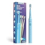 ORACURA SB200 Blue Electric Toothbrush for Men & Women, 1 Year Warranty, 36,000 strokes/min, 3 Modes, IPX7 Waterproof, 25 Days Charging Time Cycle, 2 Mins Auto-Timer