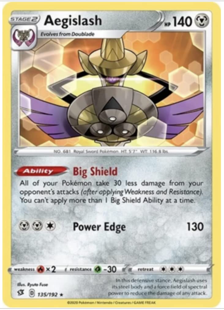Aegislash - 135/192 - Rebel Clash - NM/M