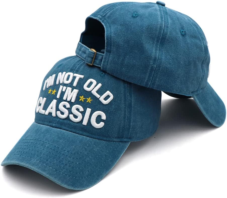 Funny Father's Day Retirement Old Elderly Man Gifts Baseball Cap for Men Women,I'm Not Old Classic Birthday Gifts - Image 4