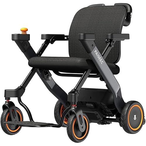 3-in-1 Electric Wheelchair with Push-Assist, Foldable Power Wheelchair Walker Combo for Adults, Easy Operation and Folding, Airline Approved & Lightweight, 300lbs Capacity