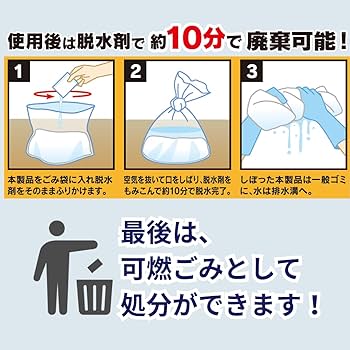 自立式土嚢。 Amazon | 北川工業 吸水式 簡易土のう レギュラーサイズ 脱水剤