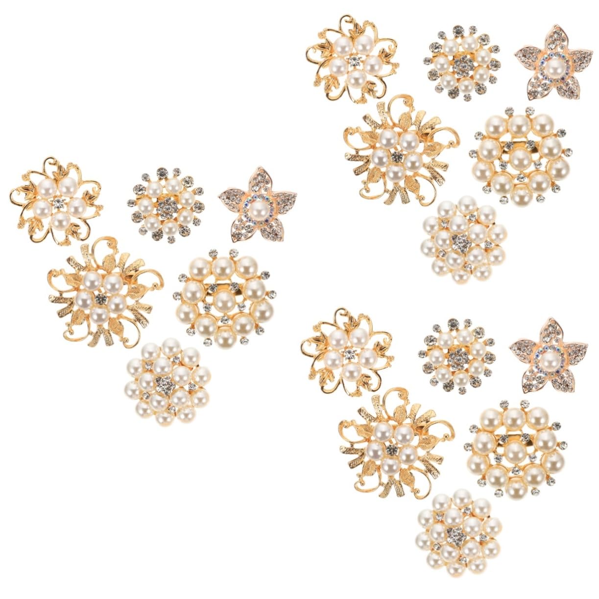 Abaodam 18pezzi Spille Decorative Perle Imitazione Da Eleganti Per Matrimonio Cerimonie e Abbigliamento Quotidiano Design Per Donne e Ragazze Facile Da Abbinare Giacche e Vestiti