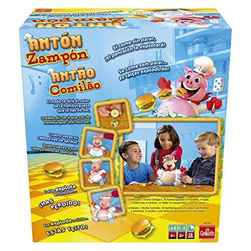 Goliath Antón Zampón, Juego De Mesa a Partir de 4 Años, Juegos de Mesa Para Niños, Juegos Infantiles Para Niños y Niñas, Juegos de Mesa Familia