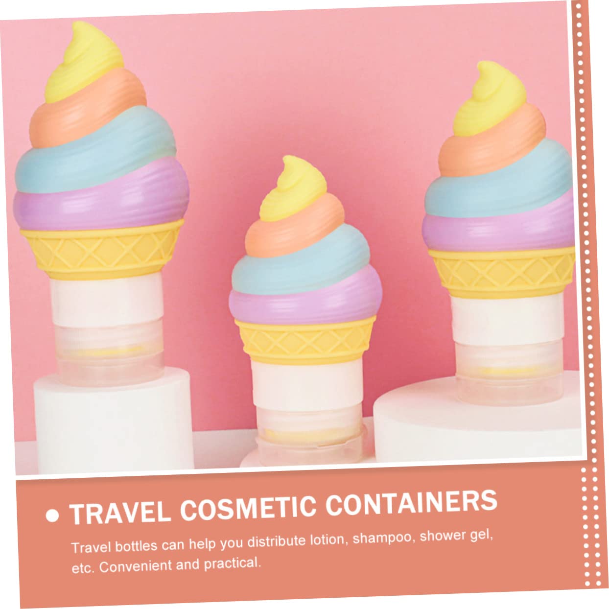 SHERCHPRY 3 Set Bottiglie Viaggio Silicone Contenitori Per Liquidi Spremibili E Impermeabili Per Shampoo E Lozioni Bottiglie Riutilizzabili Per Toiletries Facili Riempire 3 Pezzi * 3