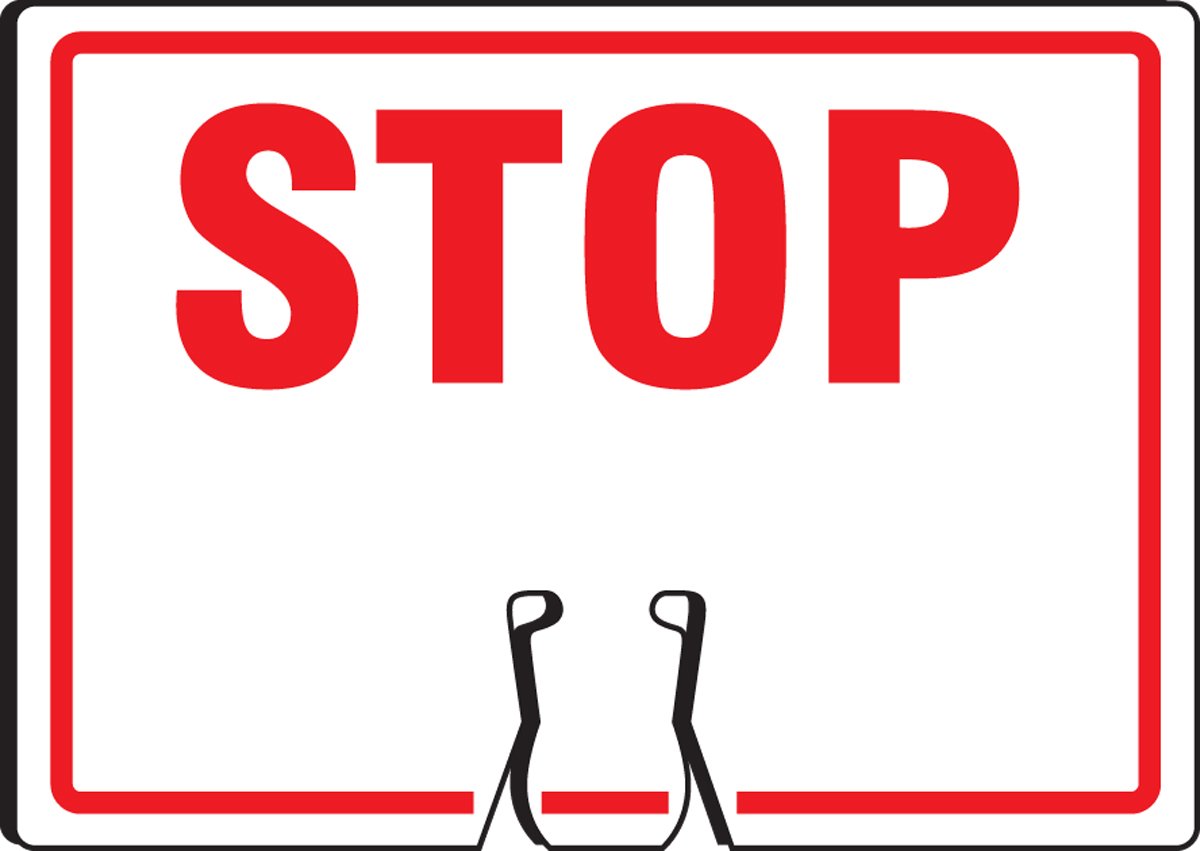 AccuformNMC "STOP" Traffic Cone Top — Amazon image 4
