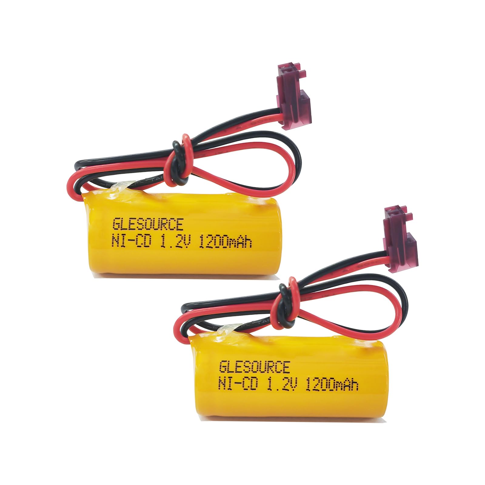 1.2V 1200mAh Emergency Exit Light Battery Compatible with Lithonia ELB1P201NB ELB1P2901N Lithonia ELB0320 Grainger 4WT20 OSA212 NIC1169 EBE-33 (2 Pack)