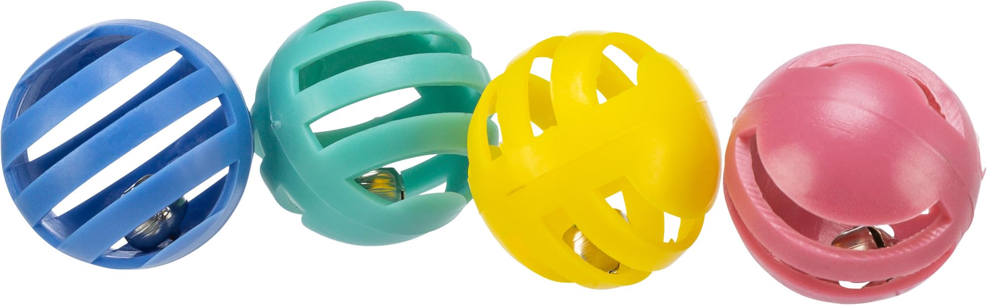 Trixie Set Of Rattling Balls For Cats, Ø 4 Cm, 4 Pcs