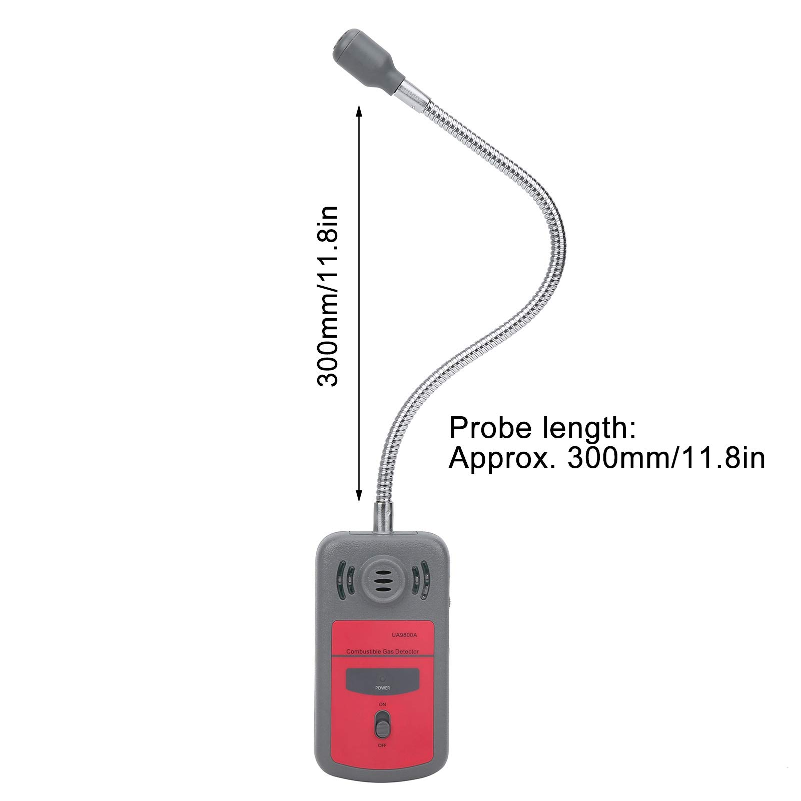 Socobeta Detector de Fugas de Gas UA9800A, Probador de Gas, Detector de Fugas de Hidrocarburos para Metano, Hogar, Cocina, Autobús, Barbacoa