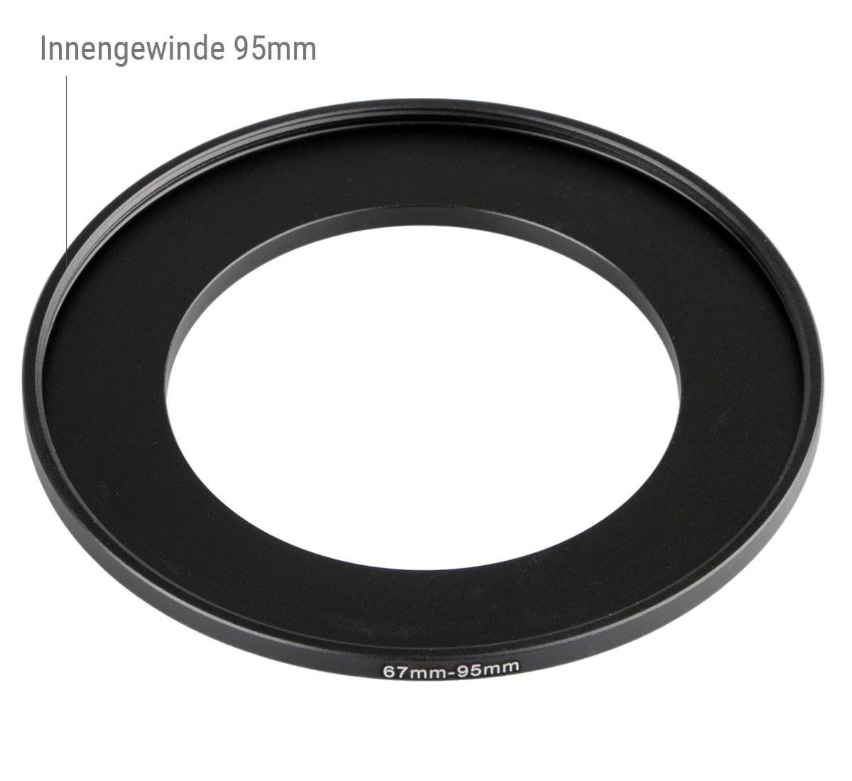 Step up pierścień adapter filtra 67-95 mm pierścień adaptera