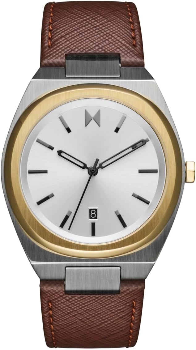 MVMT Odyssey II メンズ 3針クォーツ腕時計 カーフスキンストラップ 最大5気圧/50メートル防水 – 毎日のスポーツウェア – 40mm, エスプレッソゴールド, モダン Amazonで販売中 MVMT Odyssey II メンズ 3針クォーツ腕時計 カーフスキンストラップ 最大5気圧/50メートル防水 – 毎日のスポーツウェア – 40mm, エスプレッソゴールド, モダン Amazonで販売中