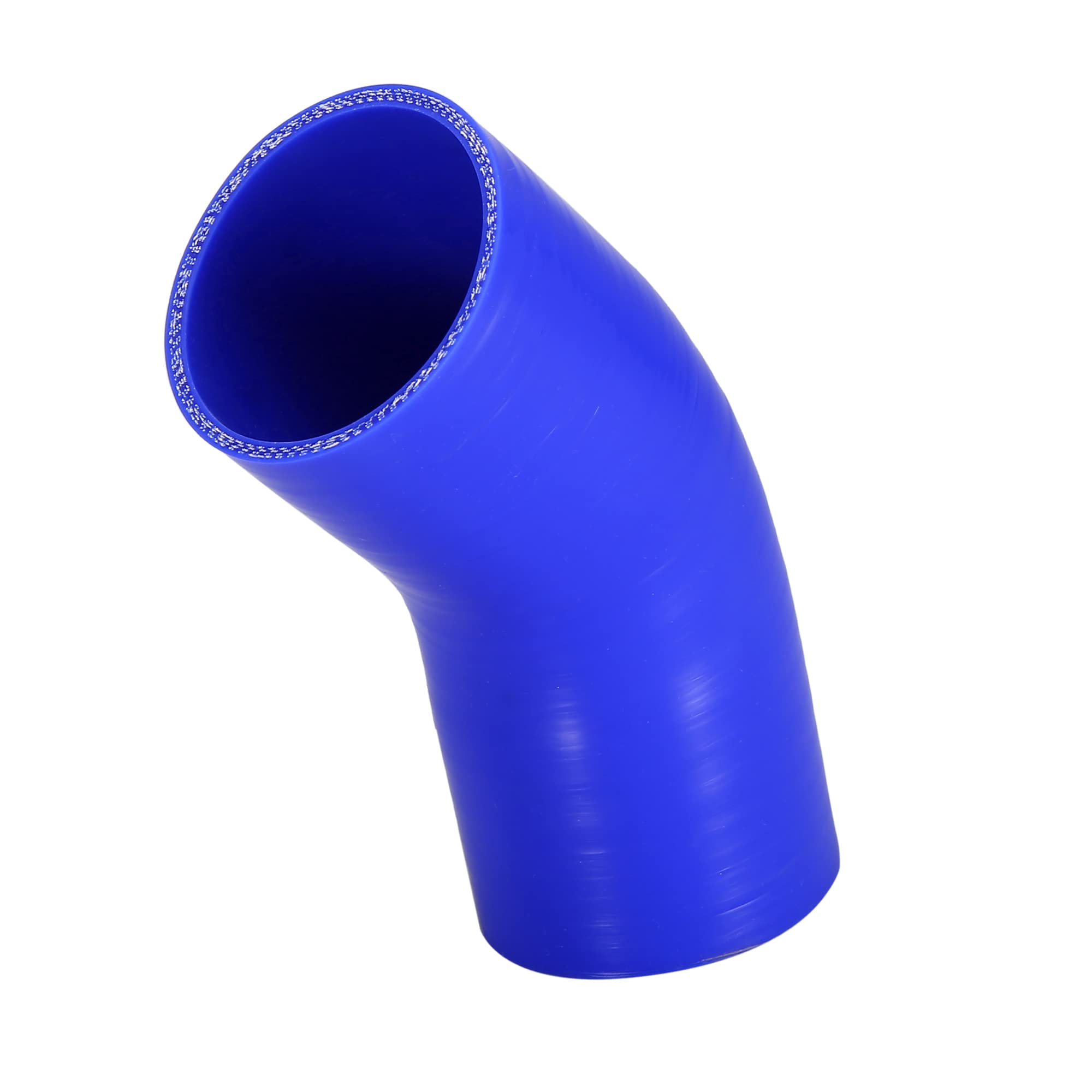 A ABSOPRO Universal Auto 76mm 3" Innendurchm. 45 Grad Kupplungsschlauch Silikon Blau