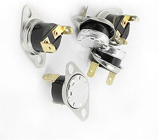 Aexit 5 x Thermostats & Accessories Temperature Switch Thermostat SPST NC KSD301 Accessories 250V/10A 85C